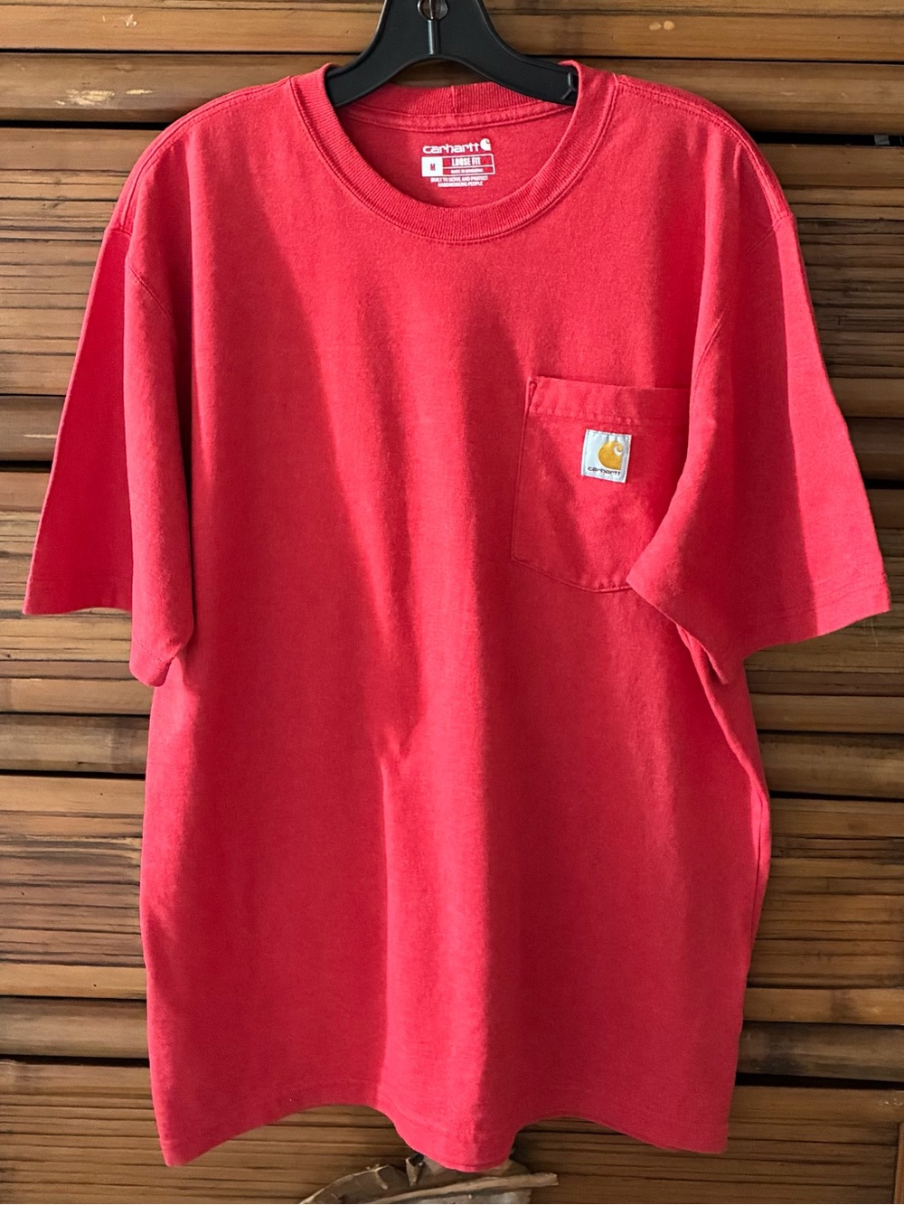 Carhartt Loose Fit Shirt Mens Medium~Carhartt Red Tee Loose~Carhartt T-Shirt